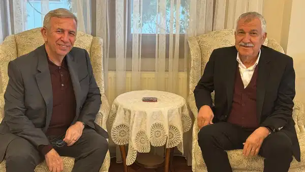 MANSUR YAVAŞ’TAN ZEYDAN KARALAR’A “GEÇMİŞ OLSUN” ZİYARETİ